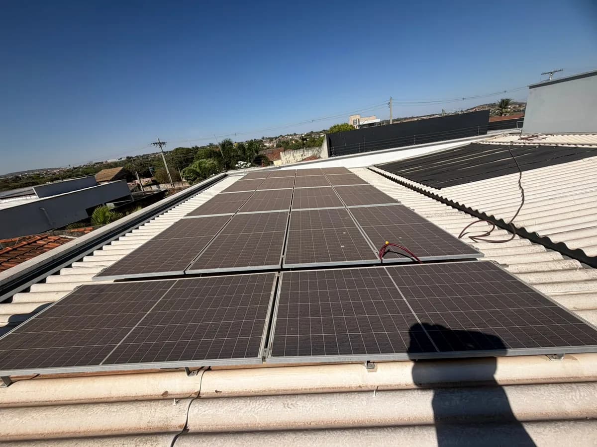 Limpeza realizada 05: placas solares antes da limpeza
